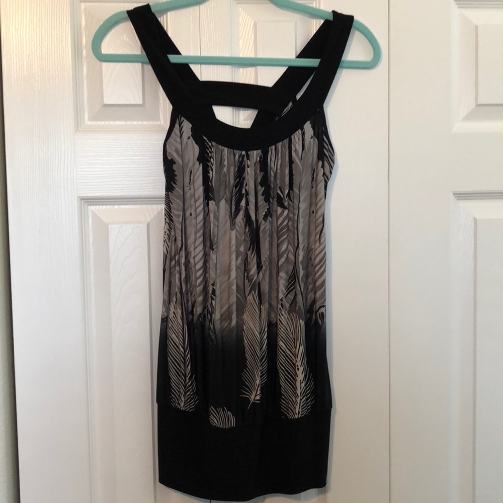 ❌SOLD❌ Fancy black and grey shirt